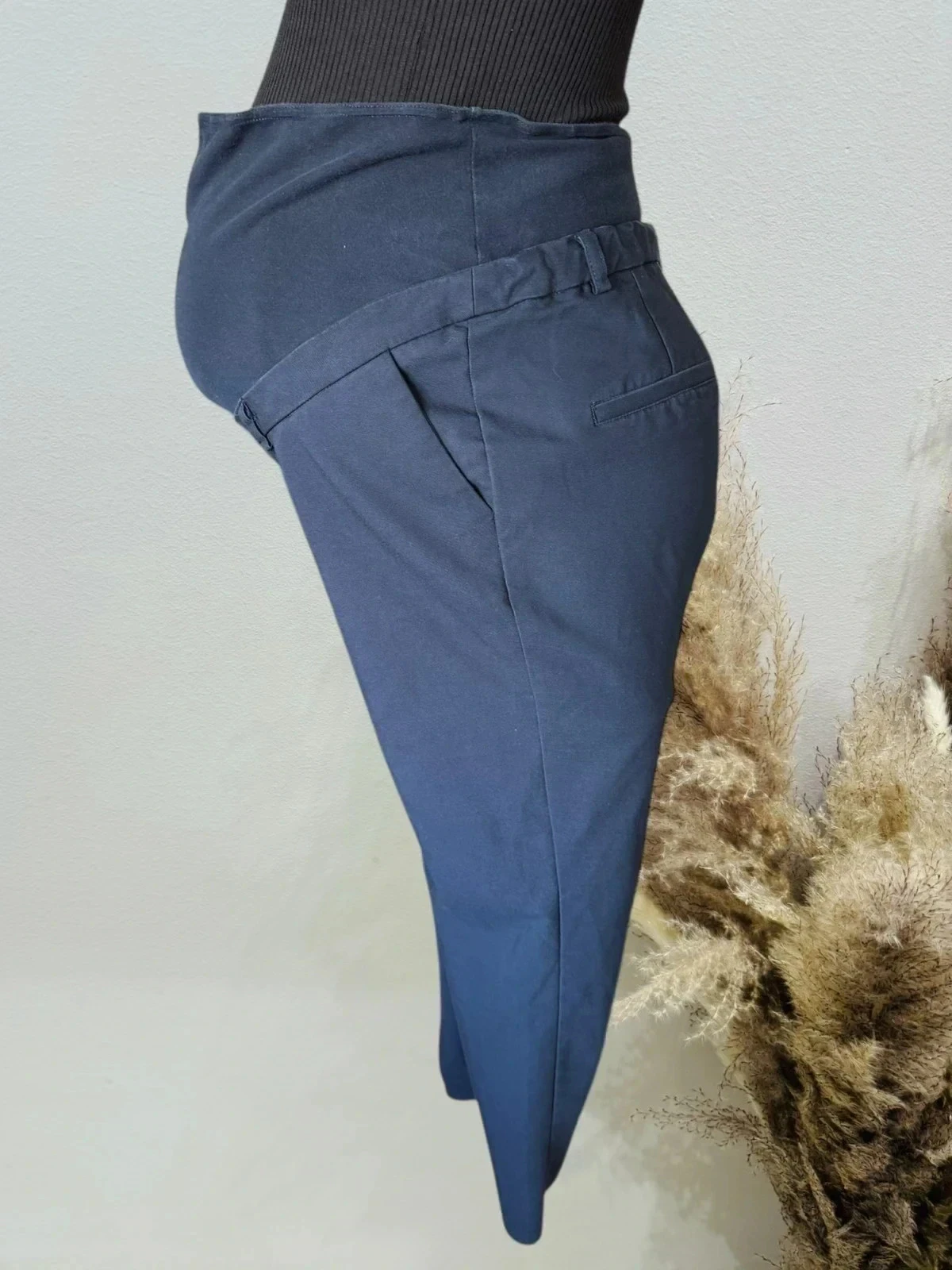Zwangerschapschinobroek blauw kiabi T44 marineblauw – photo 3